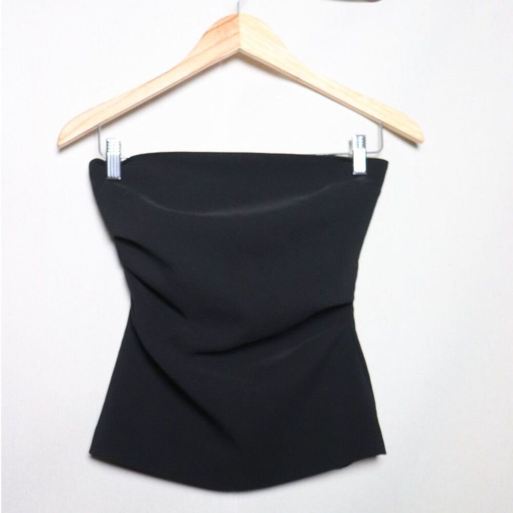 ZARA Black Strapless Top